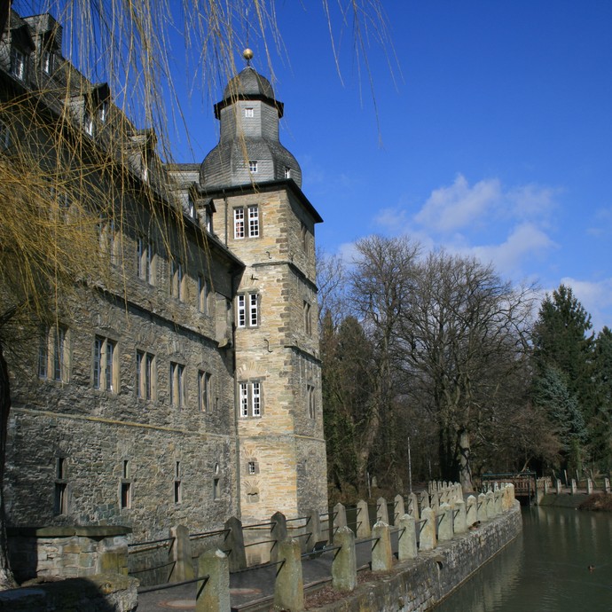 Schloss Erwitte (Altertumskommission). (vergrößerte Bildansicht wird geöffnet)