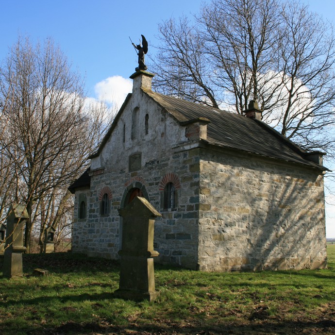 Kapelle bei Schmerlecke (Altertumskommission). (vergrößerte Bildansicht wird geöffnet)