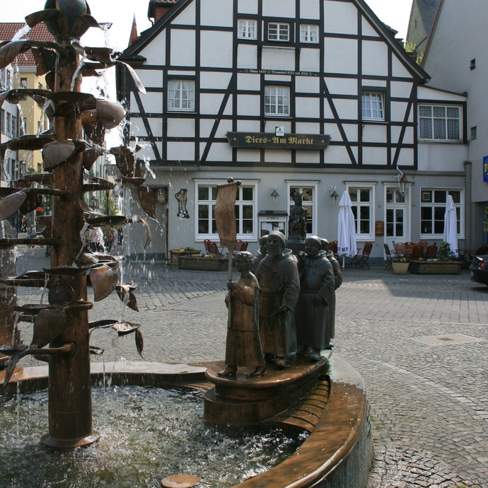Marktplatz Werl (Altertumskommission). (vergrößerte Bildansicht wird geöffnet)