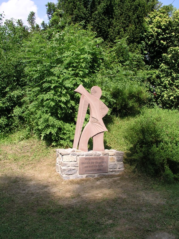 Pilgerstele in Höxter-Lütmarsen (Altertumskommission).